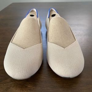 Rothy’s rounded toe flats - Ecru